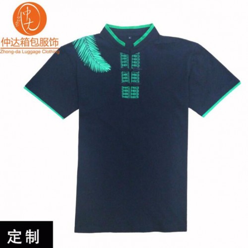 东莞仲达 纯棉男女短袖 运动休闲 POLO衫 团体聚会T恤 可印LOGO 纯棉男女款衫图5