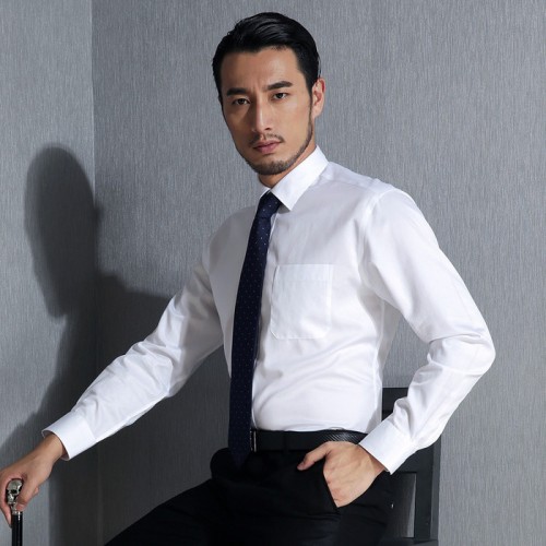 企业衬衫定做 商务男士衬衫定制 **衬衣定制 商务衬衫批发 展销会工装定做logo 欧美职业衬衫商务正装图2