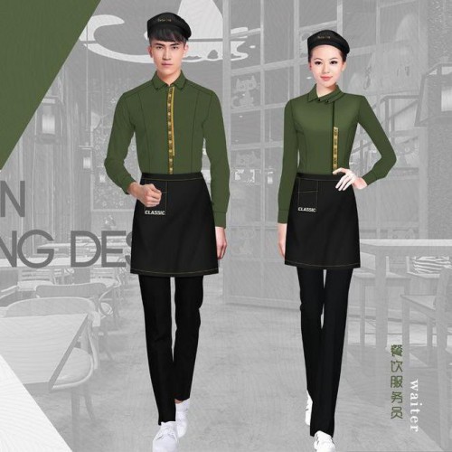 派登 快时尚餐厅衬衫工作服定做方案特色餐厅员工图4