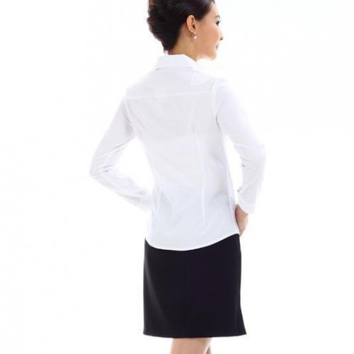 供应森霸服饰女式衬衫 白衬衫  长袖衬衫图1