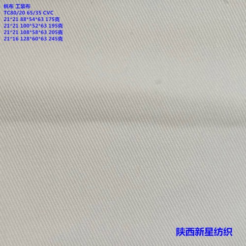 CVC60/40棉涤坯布 130*70160cm棉涤衬衫服装用布白布坯布图8