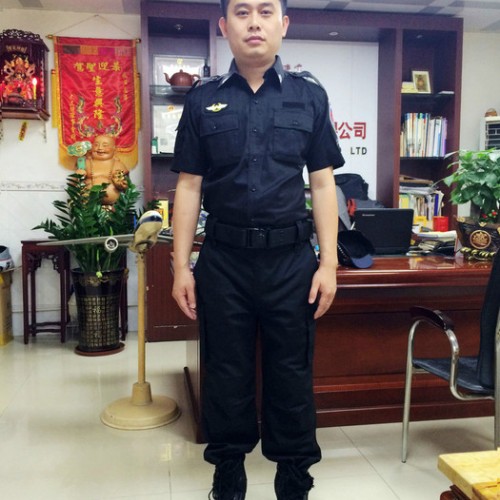 鸿利达  2020年新款  09CA机场安检服  长、短袖衬衫加裤子   免费设计 、量身订做图4