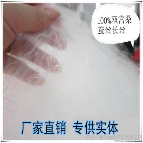 贴牌定制华丝源 桑蚕丝被 纯棉锈花桑蚕丝被  桐乡蚕丝被生产厂家图2