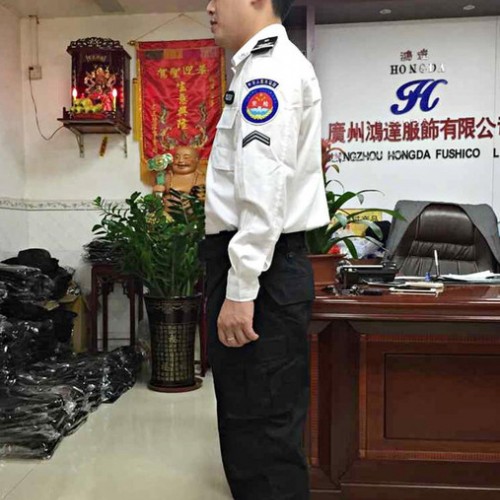 【实人拍摄】10款CA夏季白色长袖衬衫机场安检服 民航总局授权厂家图3