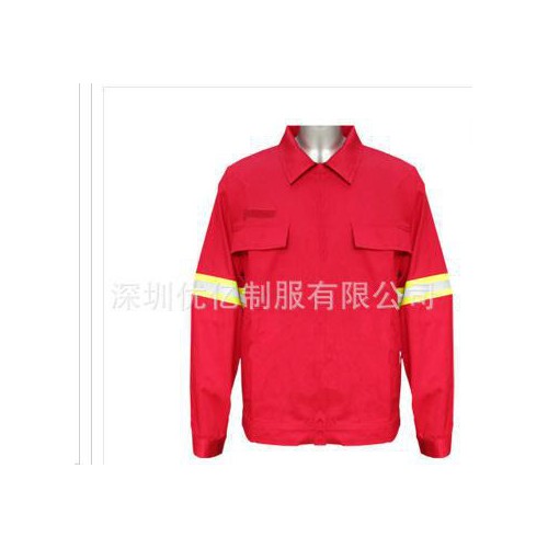阻燃工作 防火阻燃服装全棉反光阻燃衬衫 反光防火工作服图3