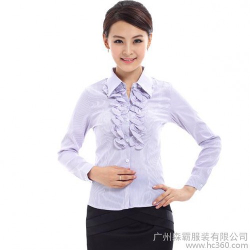 供应 ol通勤衬衫 修身女衬衫 女式衬衣 韩国衬衫图1
