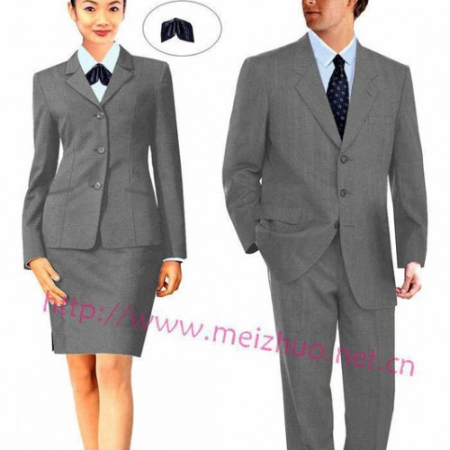 定做上海衬衫松江制服衬衫套装办公室工人衬衫图1