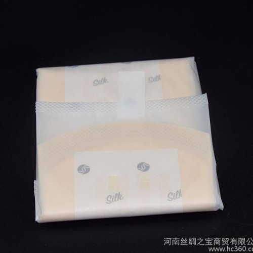 蚕丝卫生巾OEM 代加工 360mm 天然纯蚕丝覆面图1