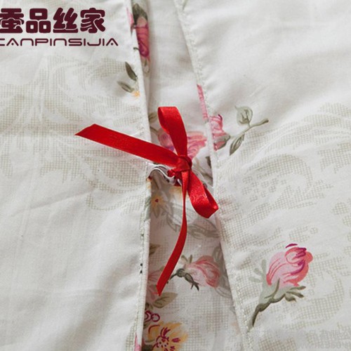 蚕丝被100%桑蚕丝被子母被 春秋冬被加厚桐乡手工蚕丝图1