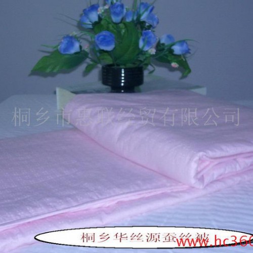 批发定制桑蚕丝被  礼品夏凉被图2