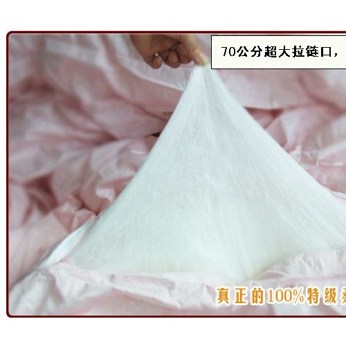 供应批发桑蚕丝被 全棉斜纹印花面料 夏凉被 被子好 蚕丝被能日晒吗图4