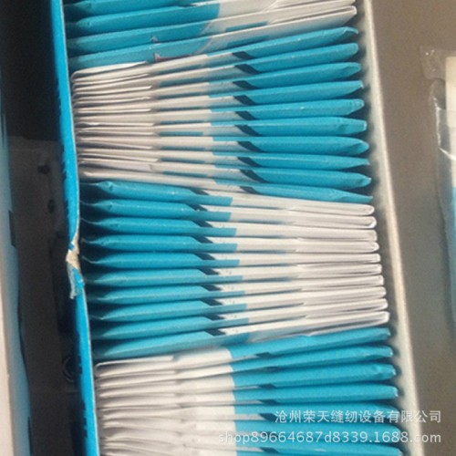 直销缝包机厚料机粗线机机针80800C《250》勾针弯针 缝纫机压脚厚料图2