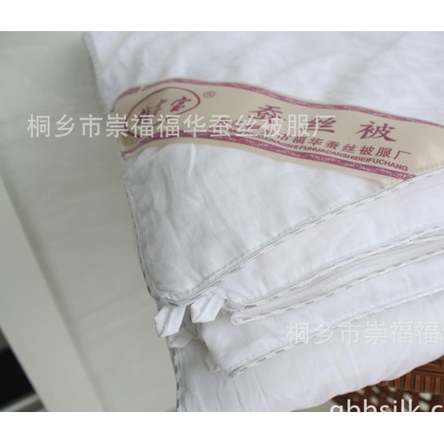 供应桐乡蚕丝被** 100桑蚕丝子母被 3斤+5斤冬暖被春秋被 批发图2