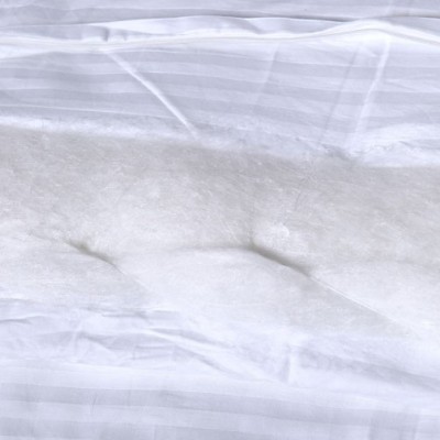 舒奥轩品牌60#白色缎条纯手工制作蚕丝被