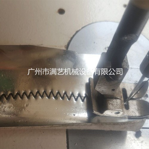 二手 曲折人字车 曲折缝纫机 厚料 进口一体直驱节能图4