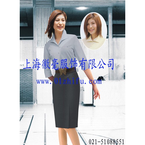 徽毫供应大中小男女式衬衫定做 商务衬衫图3