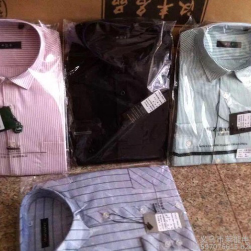 时尚纯棉衬衫 男士长袖衬衫 商务休闲男衬衣图4