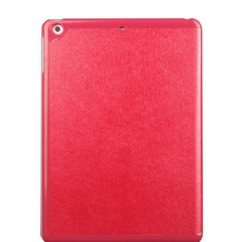 ipad5蚕丝纹保护套 四折智能保护壳 超薄支架皮套图2