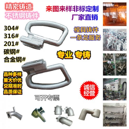 【祥铭五金】全硅溶胶精密铸造件 不锈钢螺帽  缝纫机五金配件加工 铸件加工图5