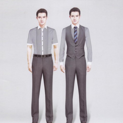 高端定制男士衬衫韩版百搭职业衬衣男2015夏季新款短袖男衬衫图2