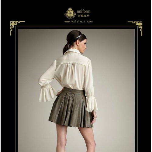女式打底衬衫定做，上海衬衫定制 徽豪服饰 gentjea.com图2