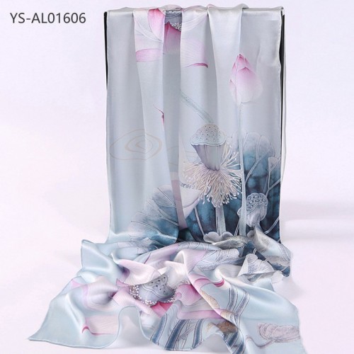 ** 杭州丝绸 礼品100%桑蚕丝方巾真丝围巾真丝方巾YS-AL01606图2