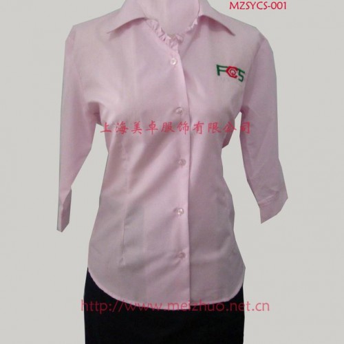 上海工作服定做 衬衫工作服订做 松江夏季衬衫图1
