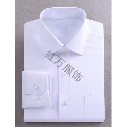 上海红万服饰 职业衬衫可加logo图2