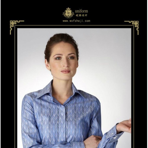 供应徽毫S6355女式衬衫 女式衬衫批发定做图2