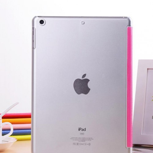 艾豆斯直销ipad5蚕丝纹粉色平板电脑配件皮套**款图3