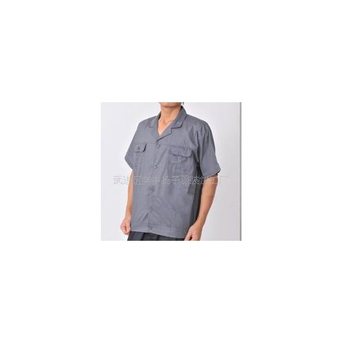 【货源充足**低价精梳府绸工作服衬衫 各款工作服衬衫图1