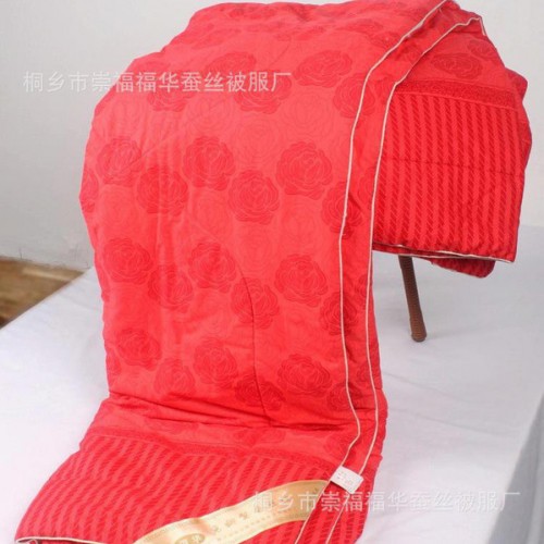 桐乡蚕丝被 厂家批发直销清仓 纯棉床上用品 婚庆 5斤被子 春秋被图3