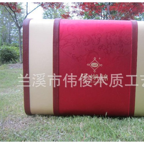 皮箱 多件套皮箱 拱型皮箱 蚕丝被皮箱 家纺包装皮箱 栏杆箱图2