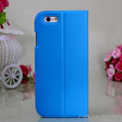 IPH6 jphone6 苹果6新款蚕丝纹电压折叠卡边手机皮图2
