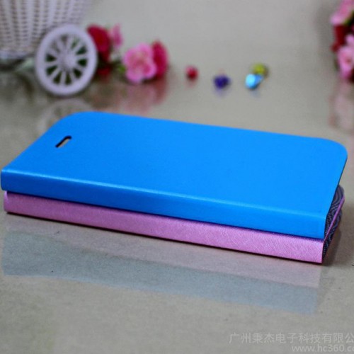 IPH6 jphone6 苹果6新款蚕丝纹电压折叠卡边手机皮图1