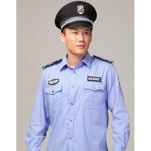 供应夏季短袖保安衬衫  添原保安衬衫   协管制服定做图3