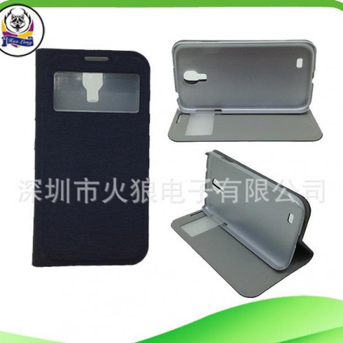 三星note2手机套 三星n7100手机壳 蚕丝纹皮套 插卡皮套支架皮套