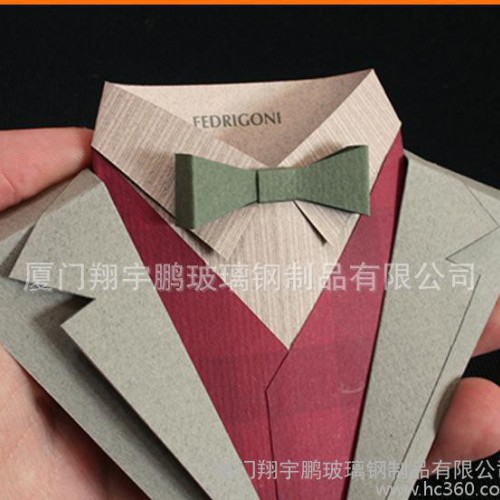才子服饰纸衬衫橱窗道具 衬衫节节日纸艺装饰道具展示生产图2