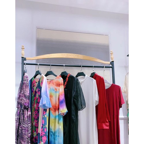 厚爱2019 专柜**品牌折扣女装 重磅真丝中长款高端气质连衣裙桑蚕丝短袖上衣图3