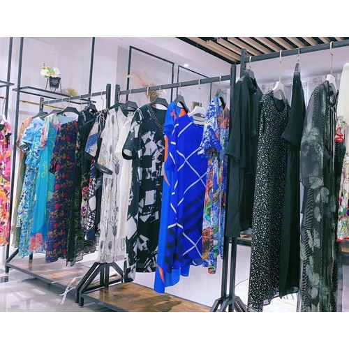 厚爱2019 专柜**品牌折扣女装 重磅真丝中长款高端气质连衣裙桑蚕丝短袖上衣图7