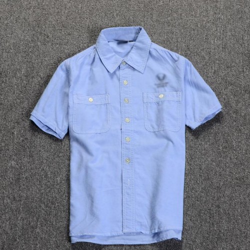15年春夏季品质新品**牛货 男士休闲短袖衬衫男春秋款13图3