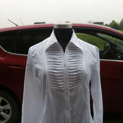 现货 2015修身女式收腰短袖职业衬衫都市白领必备百搭职业白