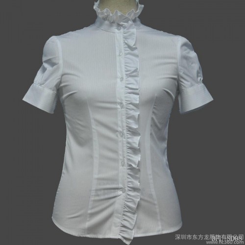 供应东方龙女衬衫夏季新款 短袖图2