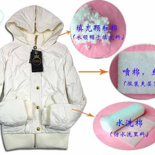 东莞精盈厂家供应 羽绒棉 洗水棉 服装填充棉 服装保温棉 丝绵 仿丝棉 蚕丝棉 服装棉芯 仿羽绒棉 保暖棉芯图7
