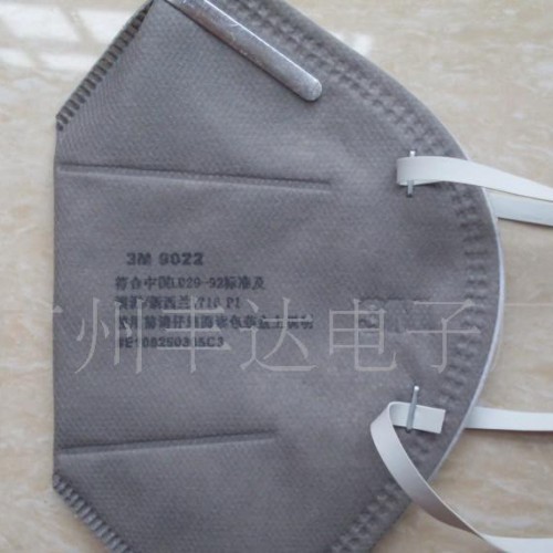 供应N95灰色无纺布，防尘口罩，无纺布口罩，折叠式口罩，口罩图3