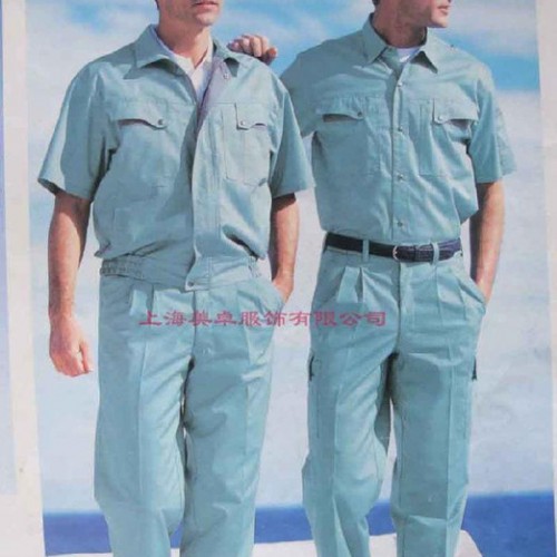 工作服上海工作服夏季茄克衫夏季工作衬衫价格便宜图1