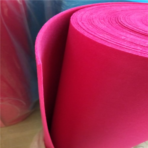 供应针刺无纺布 针刺毡 彩色无纺布 毛毡包 婚庆用品 喜庆用品 隔音消音装饰板图2