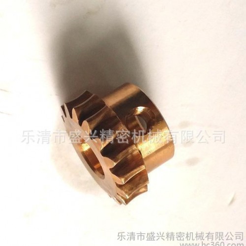 缝纫机373蜗杆蜗轮齿轮铜蜗轮图2