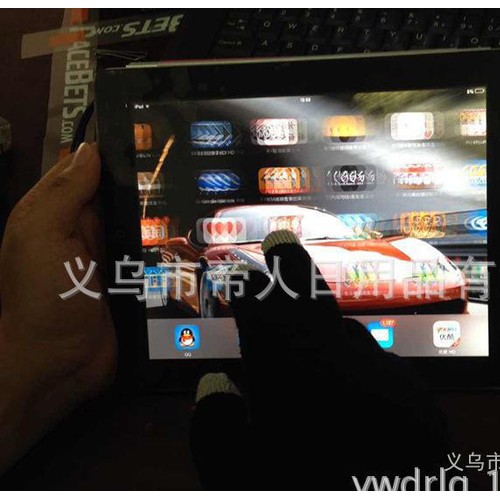 现货**腈纶超灵活玩手机可以用手套 冬天保暖手套图2