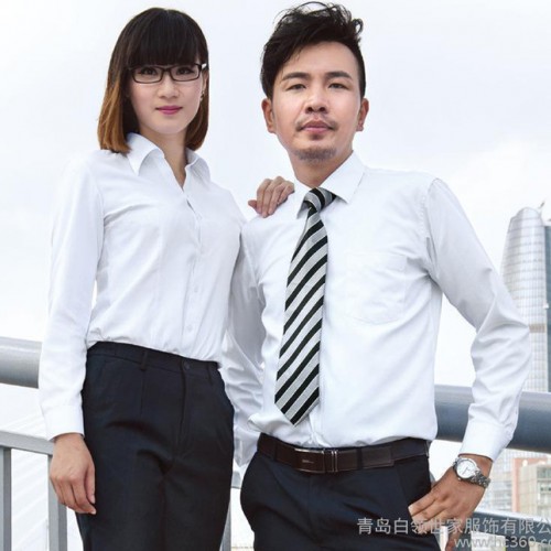2016新品韩版修身女士衬衫 长袖60%棉春秋衬衣时尚休闲女图2